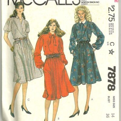 1980s dress patterns