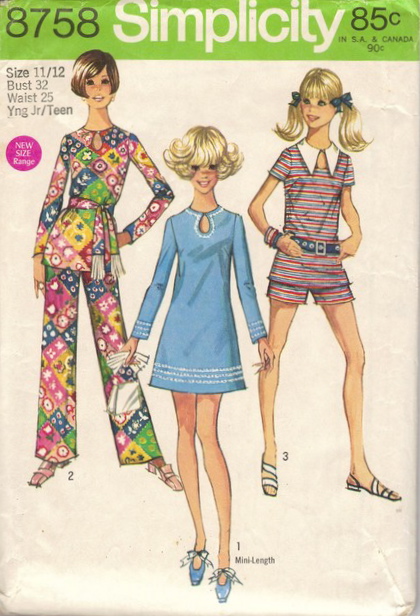 1970s mini dress
