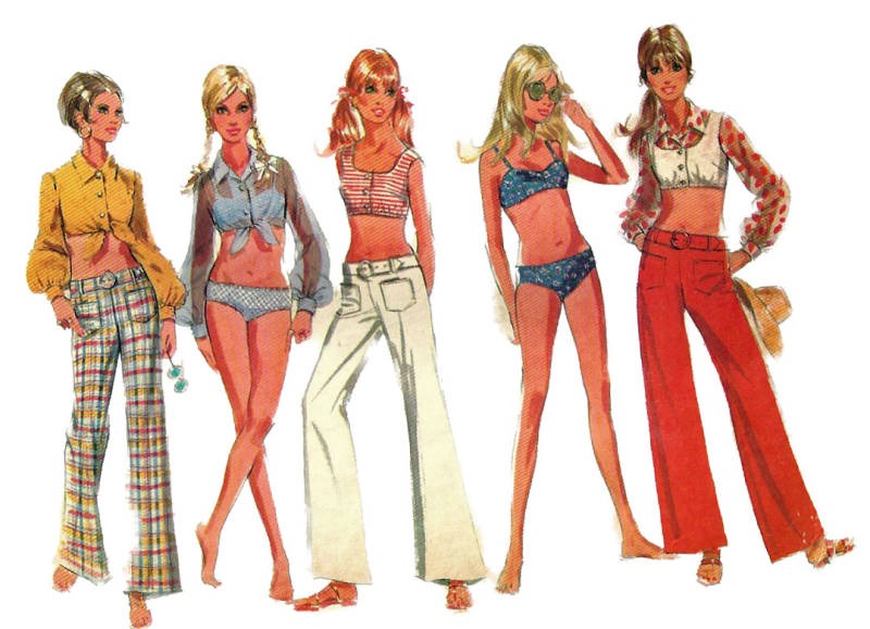 McCalls 9704 1960s Misses Bathing Suit Blouse Top and Pants Pattern Womens  Vintage Sewing Pattern Size 12 Bust 34 Uncut - Pattern Gate