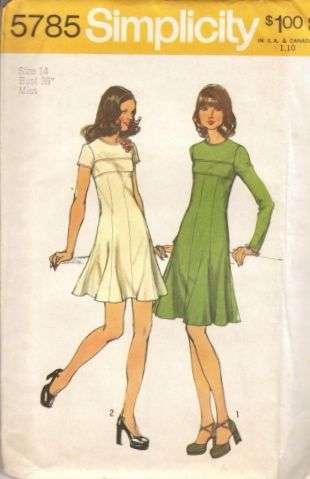 70's retro mini dresses